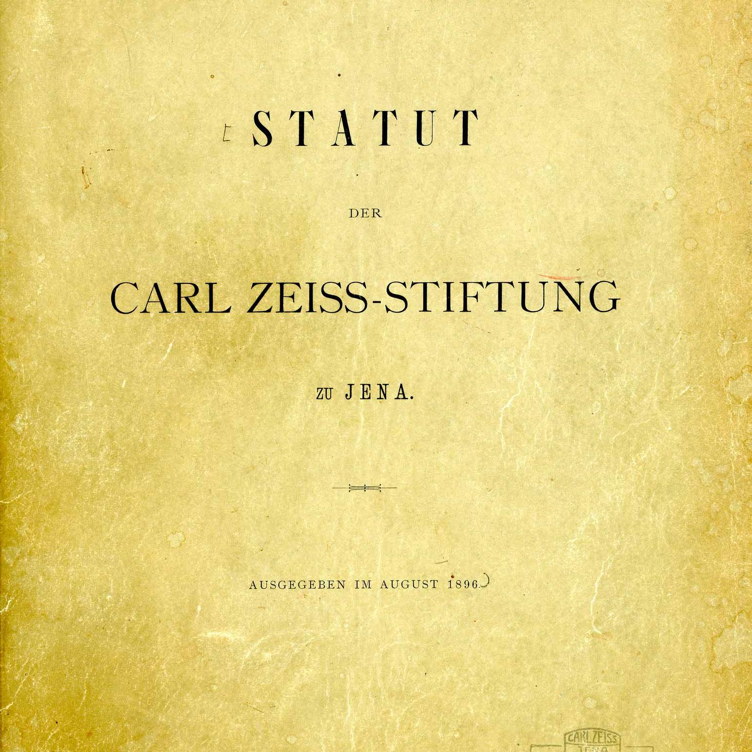 Estatutos da Fundação Carl Zeiss 