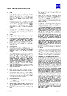 Pré-visualizar imagem de General Terms and Conditions of Purchase