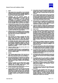 Pré-visualizar imagem de General Terms and Conditions of Sale