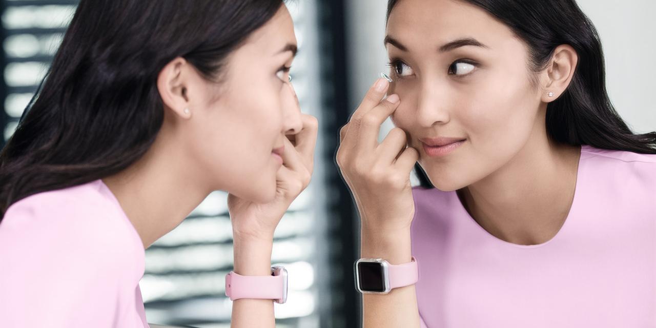 Os dois tipos de lentes de contacto
