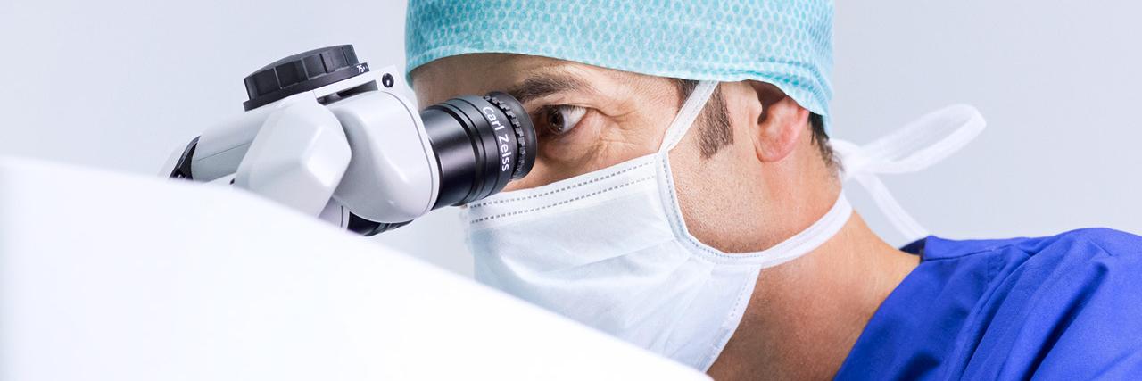 Cirurgia a laser na superficie do olho
