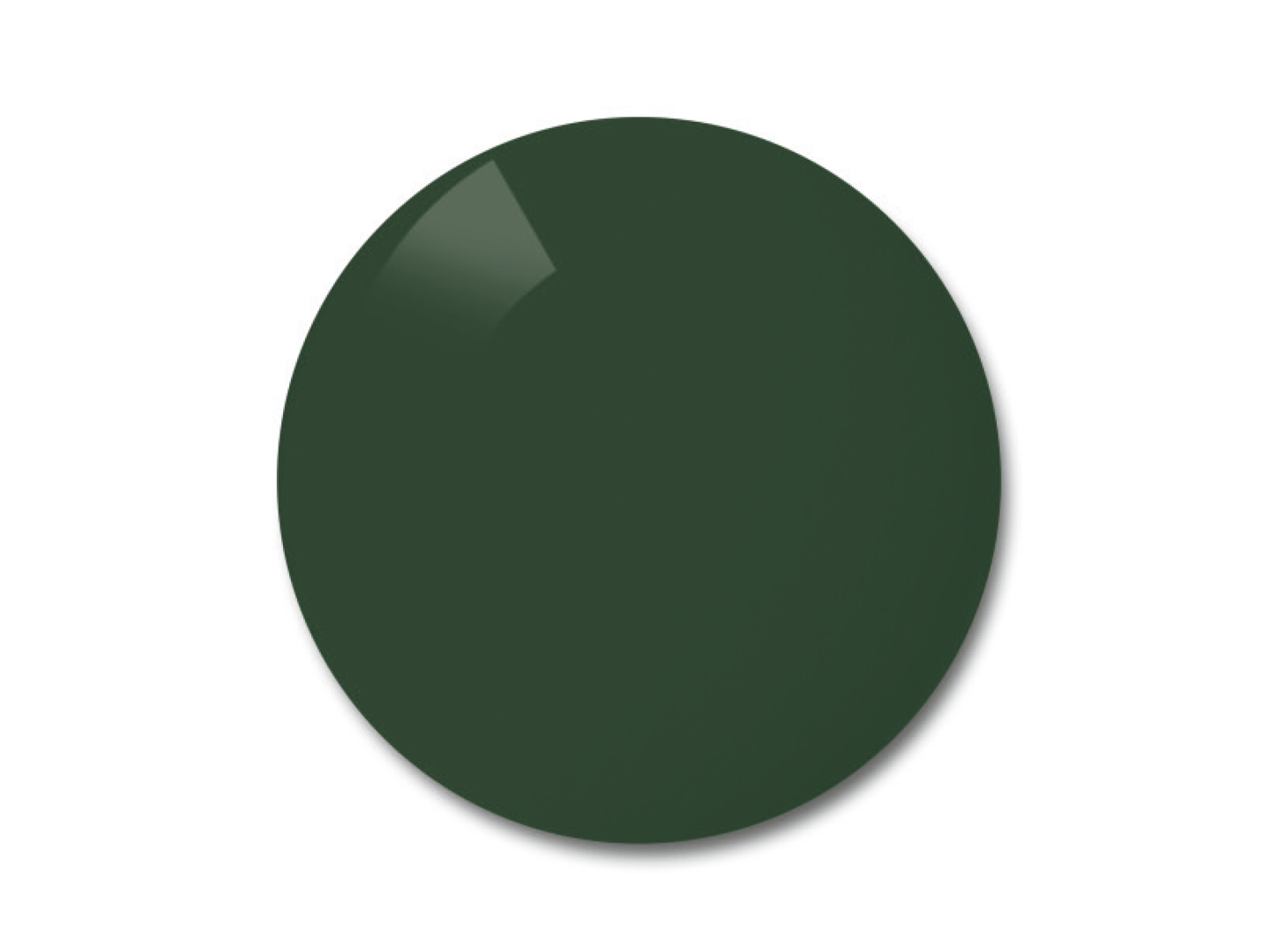 Ilustração das lentes polarizadas ZEISS na opção de cor pioneer (coloração da cor cinzenta-verde) 