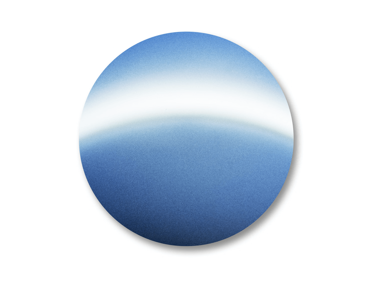 Exemplo de cor do DuraVision Mirror Strong Blue. 